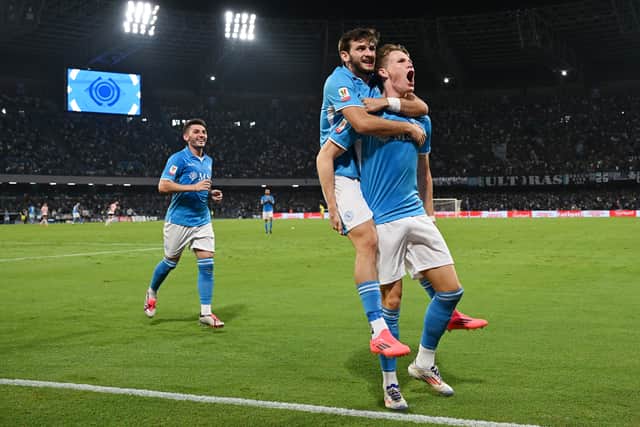 Scotland internationalists Billy Gilmour and Scott McTominay will be without Kvaratskhelia as a teammate.
