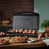 The George Foreman grills are a healthy way to cook food at home