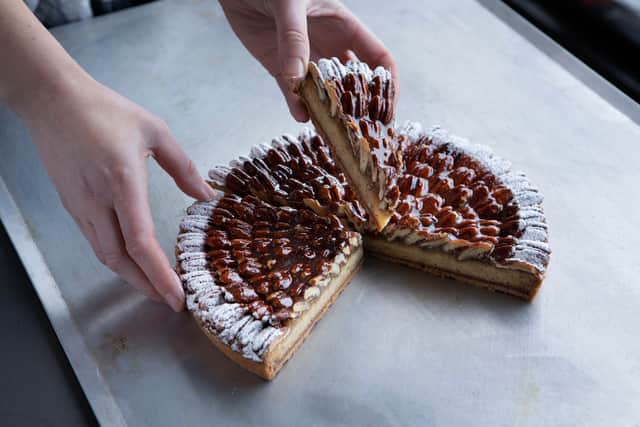 Bostock's pecan tart