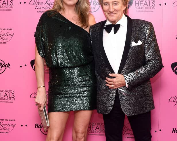 Penny Lancaster and Sir Rod Stewart who have become the newest celebrity ambassadors for the King's charity The King's Foundation. Picture: Ian West/PA Wire 