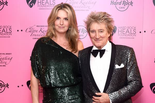 Penny Lancaster and Sir Rod Stewart who have become the newest celebrity ambassadors for the King's charity The King's Foundation. Picture: Ian West/PA Wire 