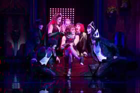 L-R_ Natasha Hoeberigs (Magenta), Job Greuter (Riff Raff), Jason Donovan (Frank N Furter), Lauren Chia (Janet). 