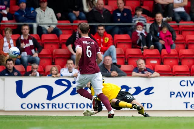 Cillian Sheridan will come up against Hearts once more in the Scottish Cup.