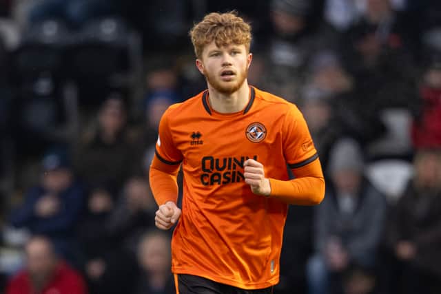 On loan Liverpool man Luca Stephenson has been impressive for Dundee United this season.