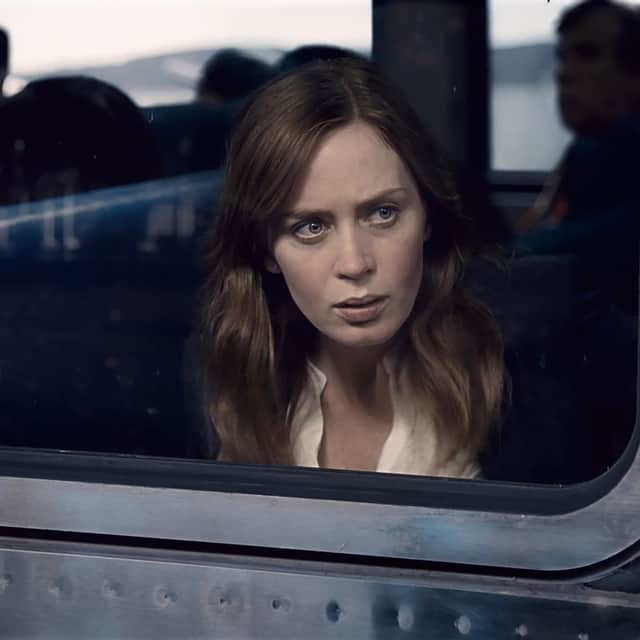 Emily Blunt as Rachel in the film adaptation of Rachel Hawkins' novel The Girl On The Train. 