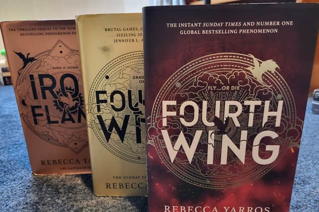 The Fourth Wing book series by Rebecca Yarros