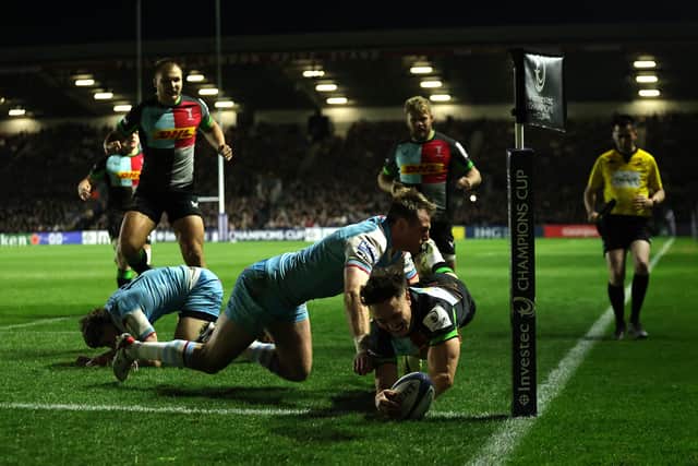 Harlequins knocked Glasgow Warriors out of the Champions Cup last year.