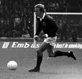 Denis Law was capped 55 times by Scotland.