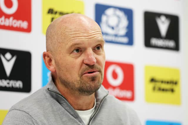 Scotland head coach Gregor Townsend.