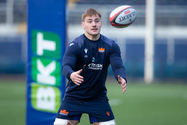 Edinburgh's Freddie Douglas is currently injured.
