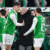 Kieron Bowie's return offers Hibs a big boost says head coach David Gray. Cr: SNS Group.