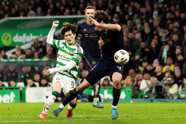 It was a difficult night for Celtic striker Kyogo Furuhashi.