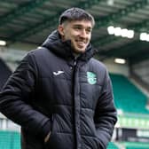 Kieron Bowie made his return for a four month injury lay off in Saturday's 3-0 Scottish Cup win over Clydebank. Cr: SNS Group.