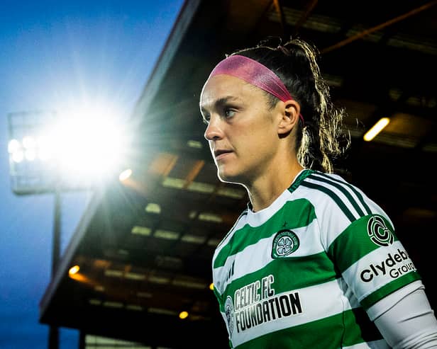 Celtic defender Caitlin Hayes is set to depart to SWPL champions this month. Cr: SNS Group.