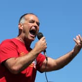 Tommy Sheridan, pictured at a rally in 2013