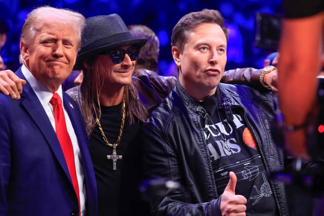 Donald Trump's closeness to American oligarchs, like Elon Musk, means they will hold unprecedented power over American money (Picture: Kena Betancur)