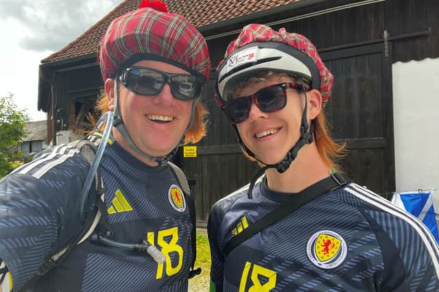 Scottish filmmaker Martyn Robertson joined teenager Ethan Walker on his epic cycle trip from Glasgow to Munich for the first game in the Euros football tournament last summer.
