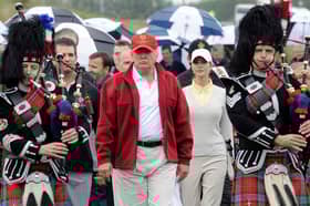 Donald Trump has spoken fondly of his links to Scotland (Picture: Andy Buchanan)