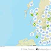 The new Overflow Map from Scottish Water