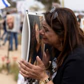 Orly Efraim grieves for her niece, Eden Liza Auhaion, who was killed at the Nova music festival during Hamas's attacks on October 7, 2023 (Picture: Amir Levy)