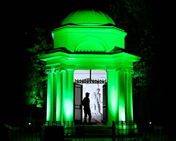 The Burns Mausoleum in Dumfries gets a contemporary treatment in a light and music show by Northern Lights as part of the Big Burns Supper event this month.