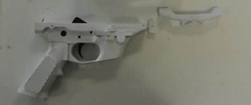 James Maris 3D printed the gun in his bedroom.