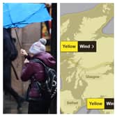 The yellow weather warning area has been expanded to cover all of Scotland