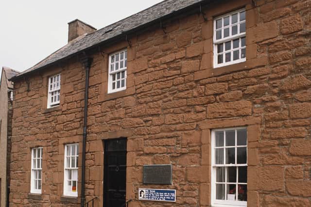 Burns House Museum in Dumfries which sits in the last house the poet lived in with his wife Jean Armour and their children. PIC: Getty.