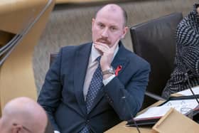 Minister for Health and Social Care Neil Gray during First Minister's Questions at the Scottish Parliament in Holyrood, in November.