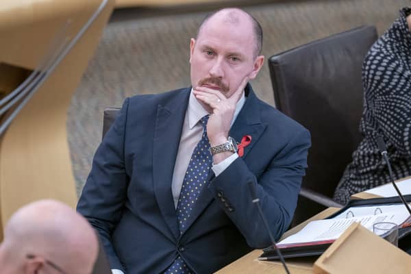 Minister for Health and Social Care Neil Gray during First Minister's Questions at the Scottish Parliament in Holyrood, in November.
