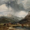 Edinburgh from below Arthur’s Seat, 1801, by JMW Turner