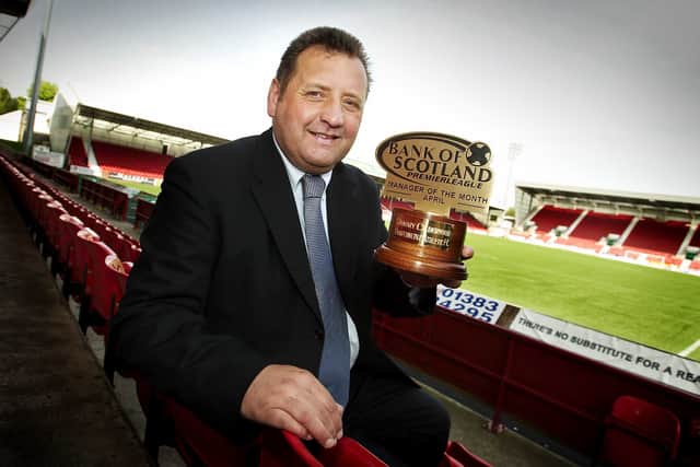 Jimmy Calderwood was a major success at Dunfermline Athletic.