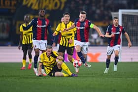 Lewis Ferguson was Bologna's captain against Dortmund.