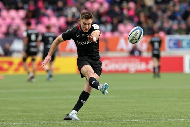 Fergus Burke joined Saracens last year and was on England's radar.