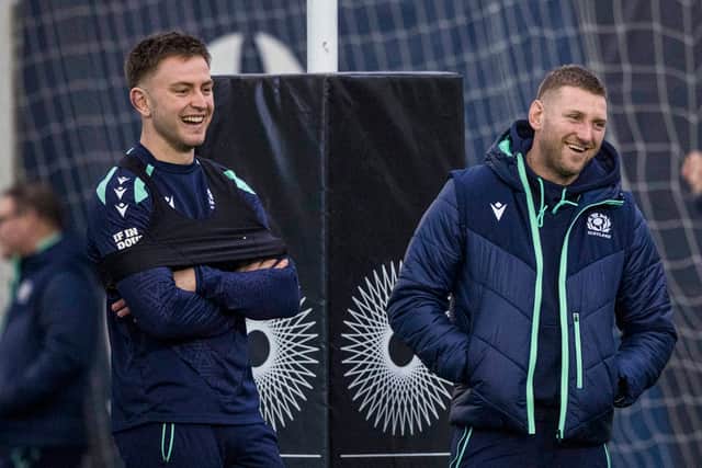 Fergus Burke is a great admirer of now Scotland teammate Finn Russell.
