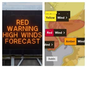 A red weather warning - the first for the Central Belt in seven years - has been issued for Scotland by the Met Office