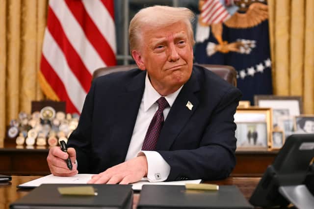 Labour appears to hope that it will be able to make a UK-US trade deal with Donald Trump's administration (Picture: Jim Watson)