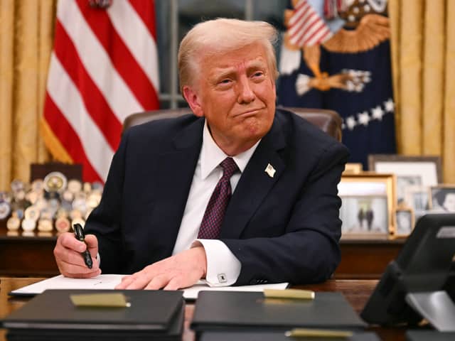 Labour appears to hope that it will be able to make a UK-US trade deal with Donald Trump's administration (Picture: Jim Watson)