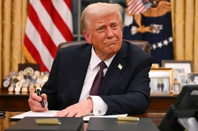 Labour appears to hope that it will be able to make a UK-US trade deal with Donald Trump's administration (Picture: Jim Watson)