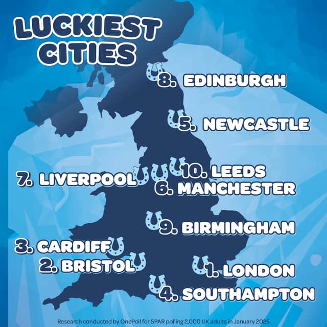 Is your city one of the luckiest?