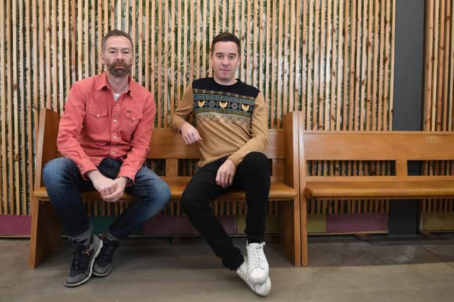 Director Andrew Panton and writer James Graham are working on the new National Theatre of Scotland production Make It Happen, which will be staged at Dundee Rep at the Festival Theatre in Edinburgh this summer. 