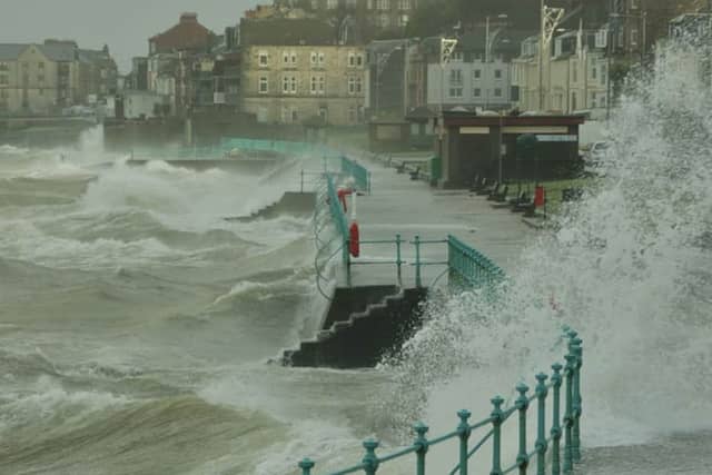 Hurricane Bawbag hits Ashton, Inverclyde, in December 2011