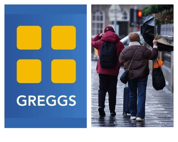 Greggs outlets have closed during the worst of Storm Eowyn