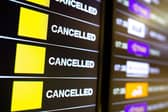 Hundred of flights have been cancelled due to high winds,