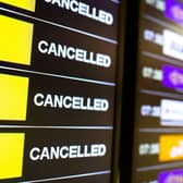 Hundred of flights have been cancelled due to high winds,