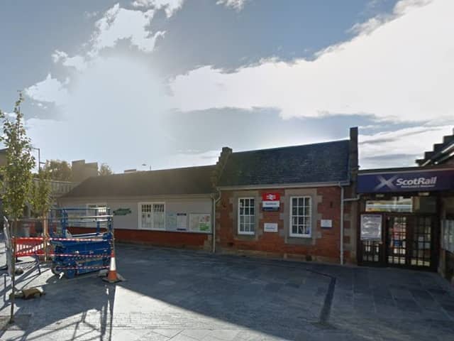 SFRS attended Dunblane train station after a tree fell onto overhead lines 
