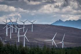  Ben Aketil in Skye from just above the A850. A public inquiry is due to begin in June after Highland Council objected to a plan to replace existing windfarm with nine new turbines that are 200 metres tall - twice the height of current model.
