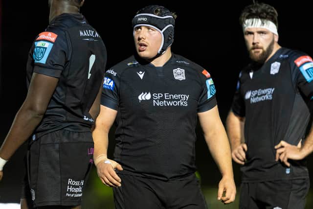 Prop Fin Richardson will make just his second appearance for Glasgow.