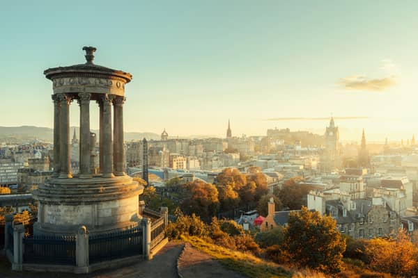The Edinburgh skyline from Calton Hill