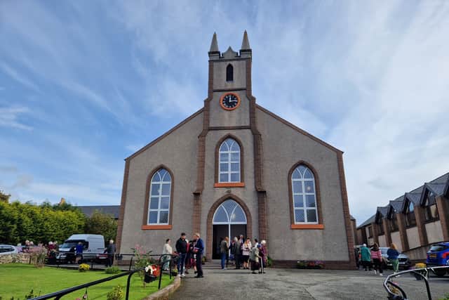 The Free Church of Scotland in Kenneth Street, Stornoway, on the Isle of Lewis.